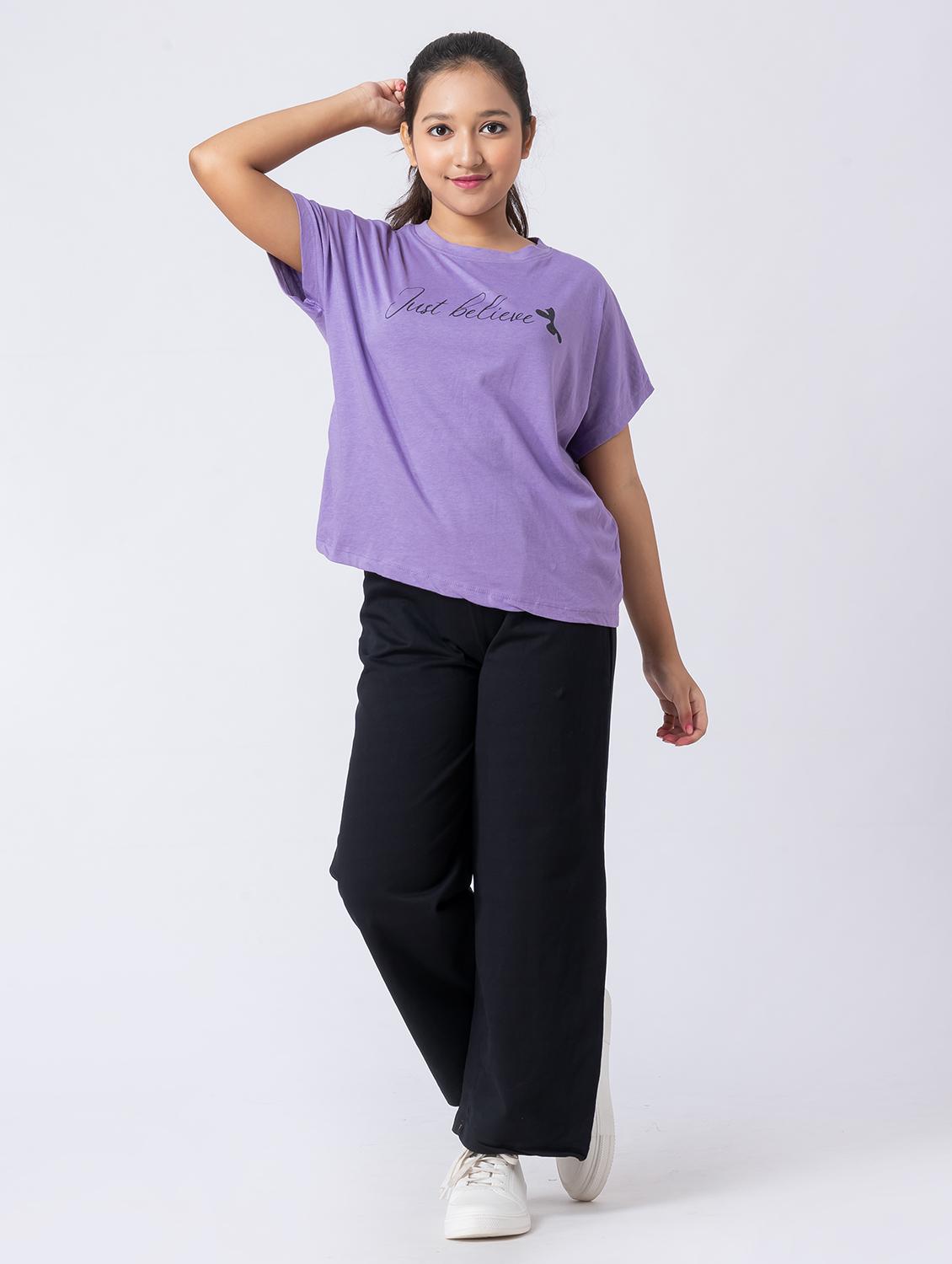 girls typographic short sleeve pyjama set nightwear - 21930987 -  Zoom Image - 0