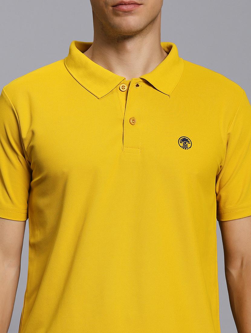 men solid short sleeve regular fit polo t-shirt - 21931020 - Standard Image - 2