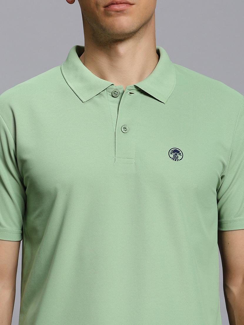 men solid short sleeve regular fit polo t-shirt - 21931021 - Standard Image - 2