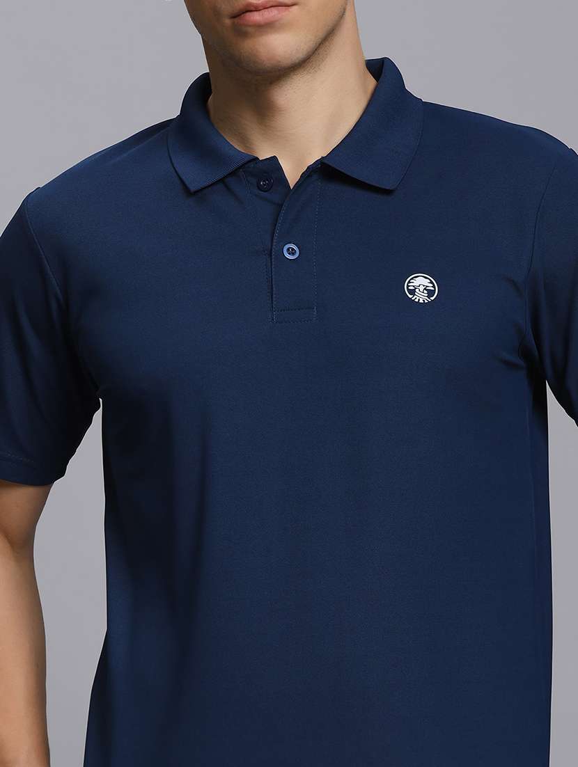 men solid short sleeve regular fit polo t-shirt - 21931026 -  Standard Image - 2