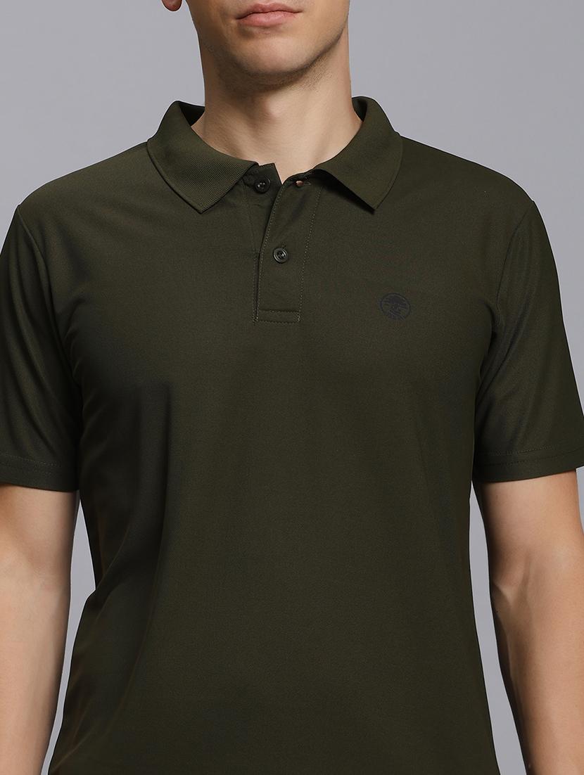 men solid short sleeve regular fit polo t-shirt - 21931027 - Standard Image - 2