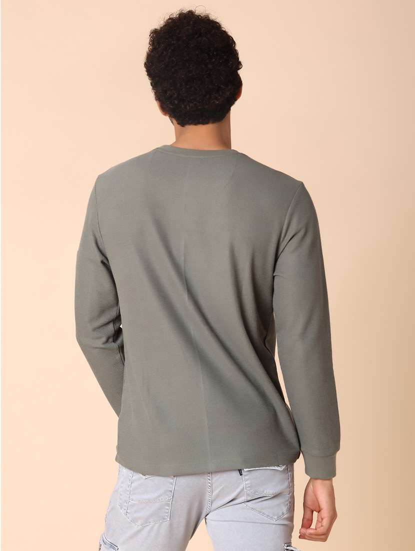men solid long sleeve regular fit t-shirt - 21931364 - Standard Image - 2