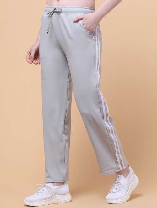 women tapered mid rise track pant