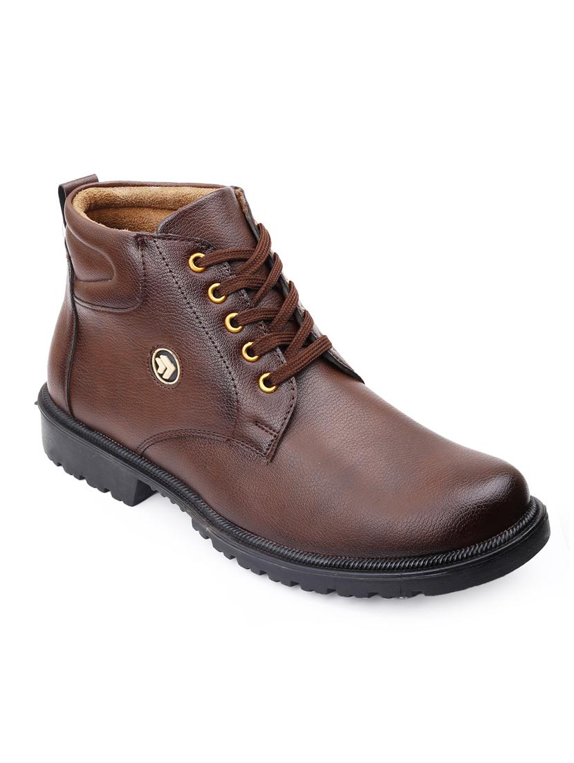 men brown lace up boot - 21931617 - Standard Image - 2