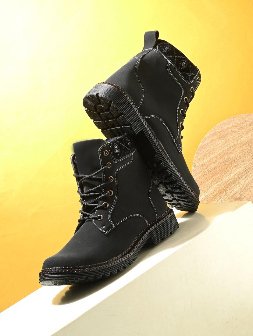 men black lace up boot - 21931620 - Zoom Image - 0