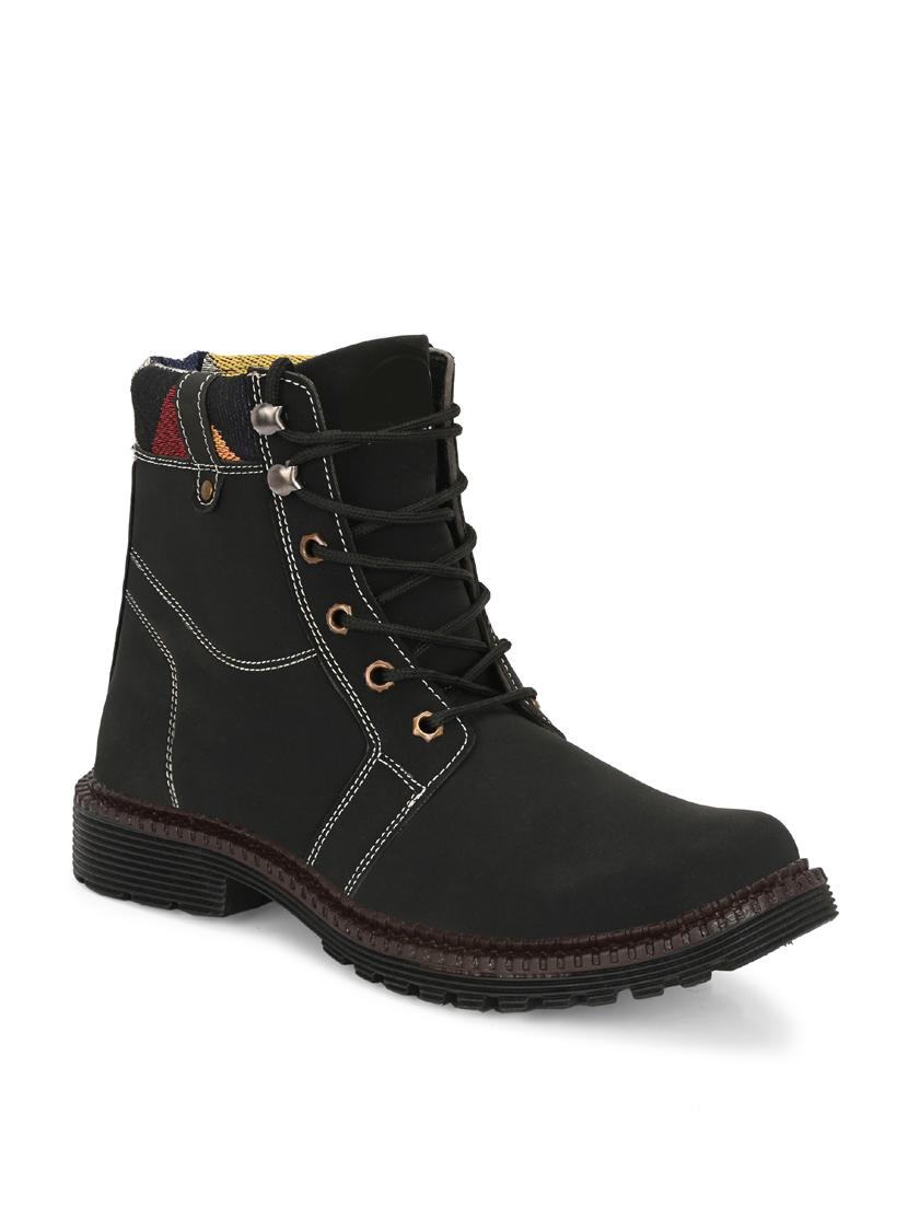 men black lace up boot - 21931621 - Standard Image - 2