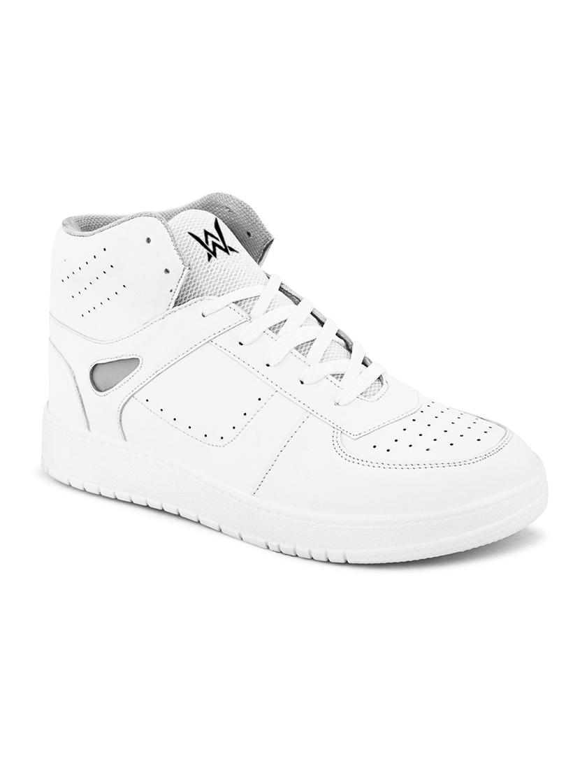 men white lace up sneaker - 21931645 - Standard Image - 2