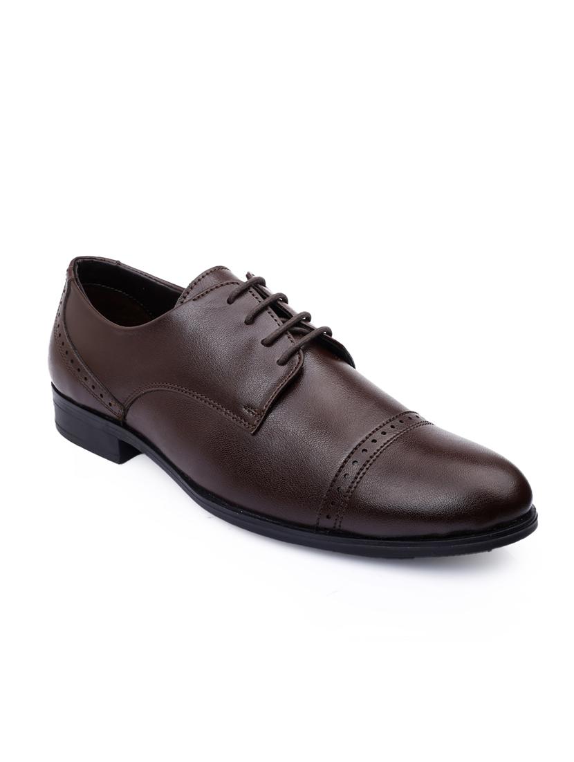 men brown lace-up brouge - 21931650 - Standard Image - 2