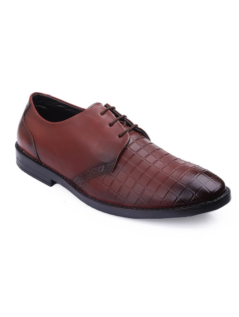 men brown lace-up derby - 21931663 - Standard Image - 2