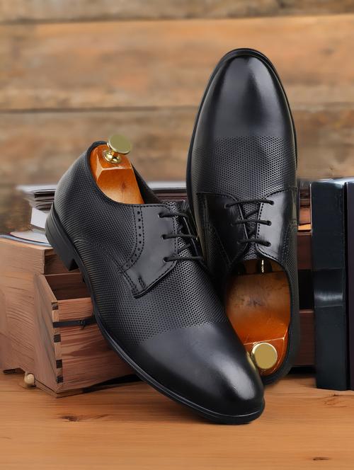 men black lace-up derby - 21931671 - Standard Image - 0
