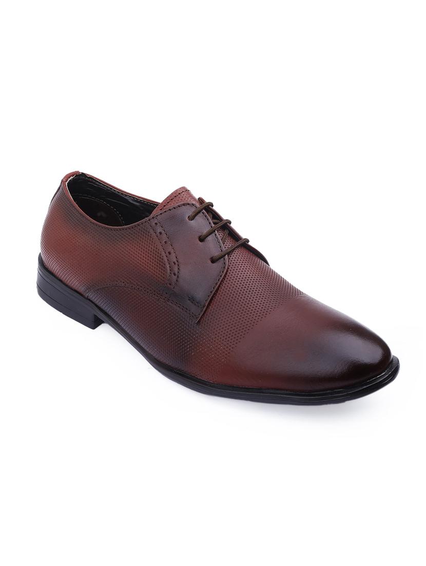 men brown lace-up derby - 21931672 - Standard Image - 2