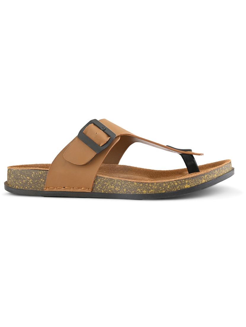 men solid toe separator sandal - 21931683 - Standard Image - 2