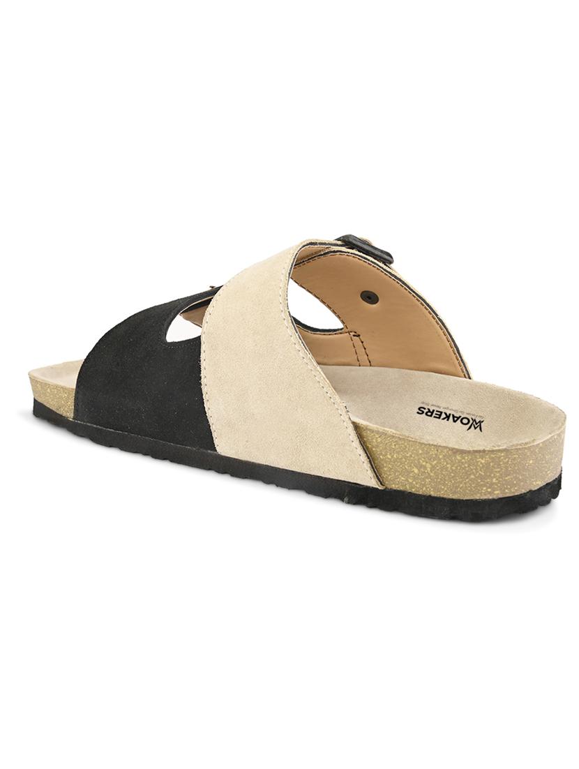 men color block slip on sandal - 21931687 - Standard Image - 2