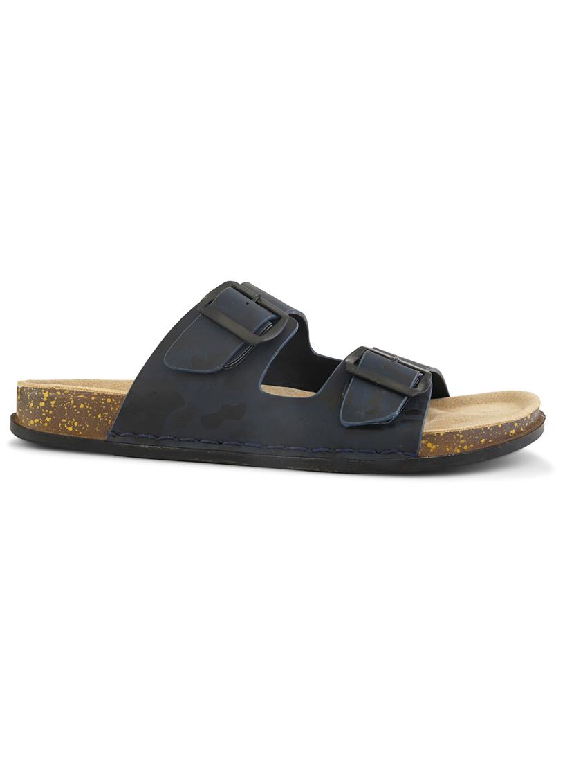 men blue slip on sandal - 21931690 - Standard Image - 2