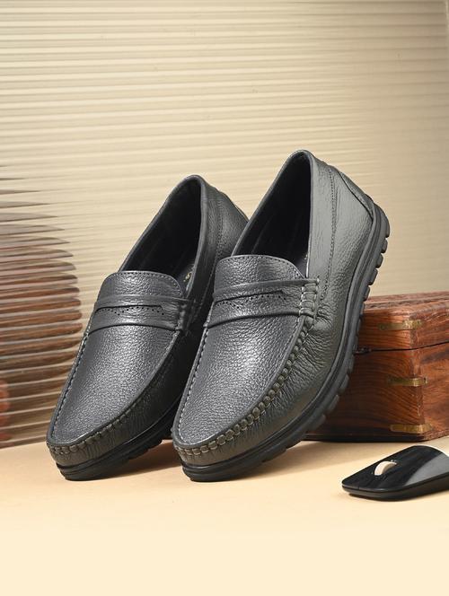men black slip on loafer - 21931713 - Standard Image - 0