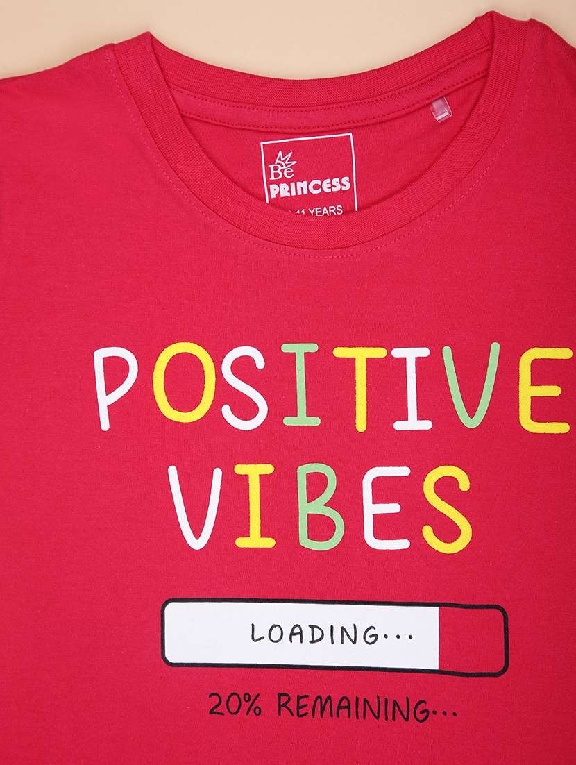 girls printed short sleeve regular fit tee - 21932321 -  Standard Image - 2