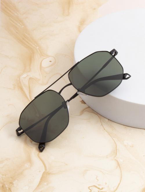 ted smith full rim aviator shape branded latest and stylish sunglasses |  polarized lens & 100 % uv protection | men & women - 21932476 -  Standard Image - 0