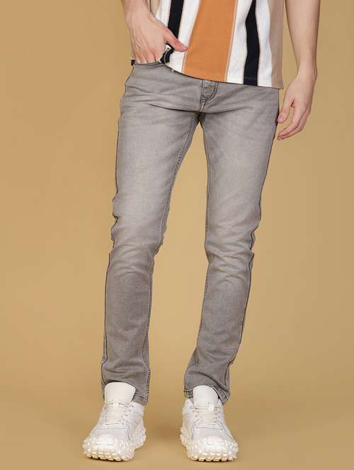 men solid mid rise slim fit jean - 21932553 -  Standard Image - 0