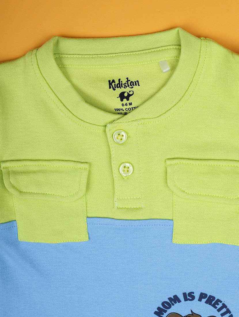 boys color block long sleeve t-shirt - 21932678 -  Standard Image - 2