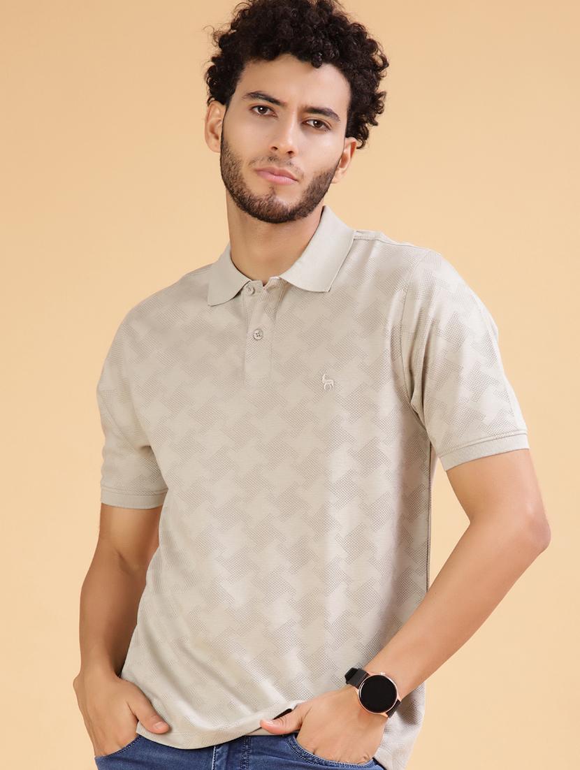 men printed short sleeve regular fit polo t-shirt - 21932712 - Zoom Image - 0