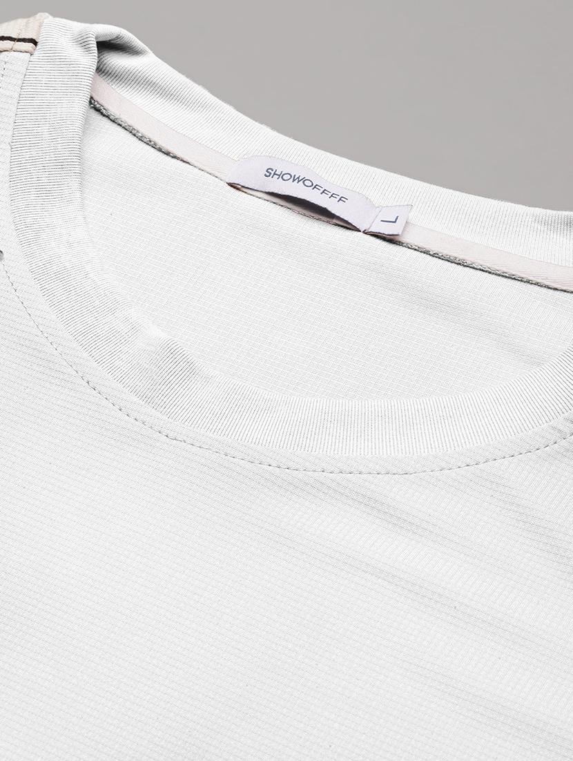 men's white cotton blend casual co-ord set - 21933415 - Standard Image - 7