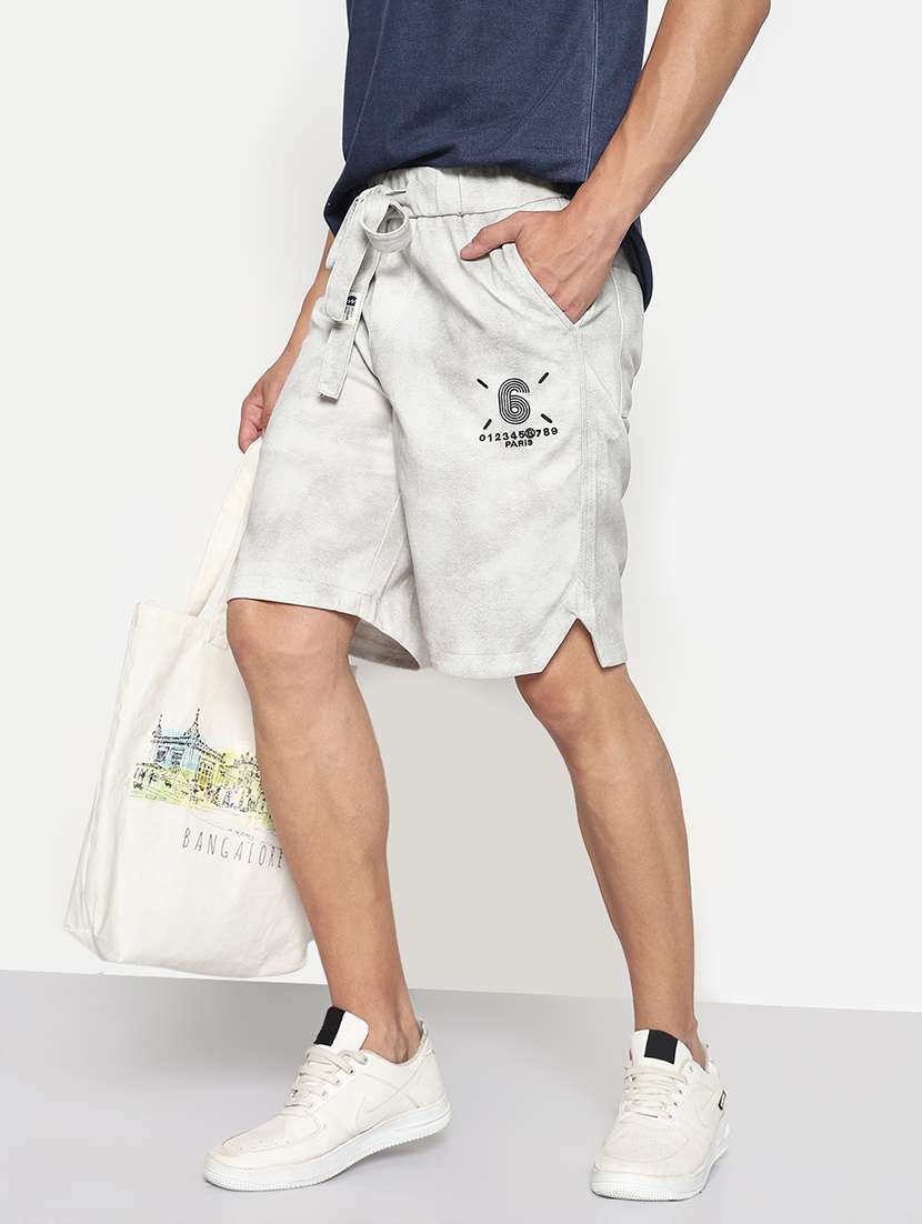 men printed low rise regular fit shorts - 21933434 -  Zoom Image - 0