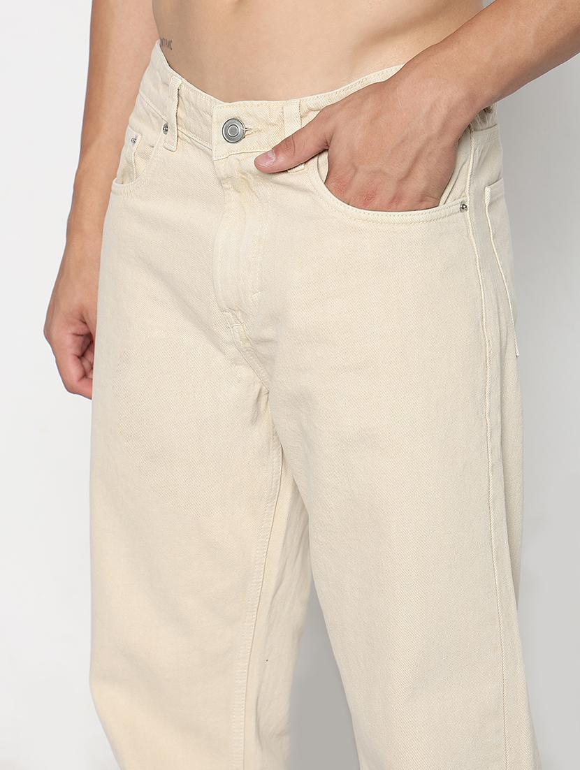 men solid mid rise straight fit jean - 21933439 - Standard Image - 2