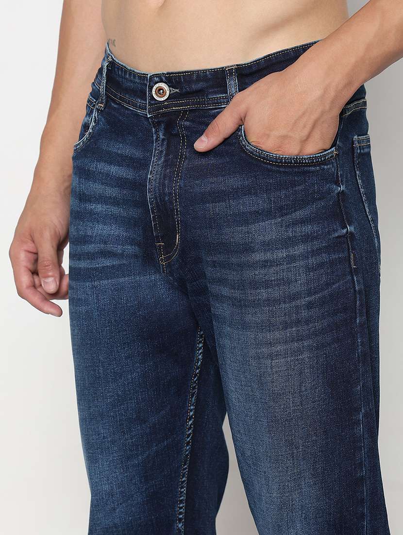 men solid mid rise slim fit jean - 21933440 -  Standard Image - 2