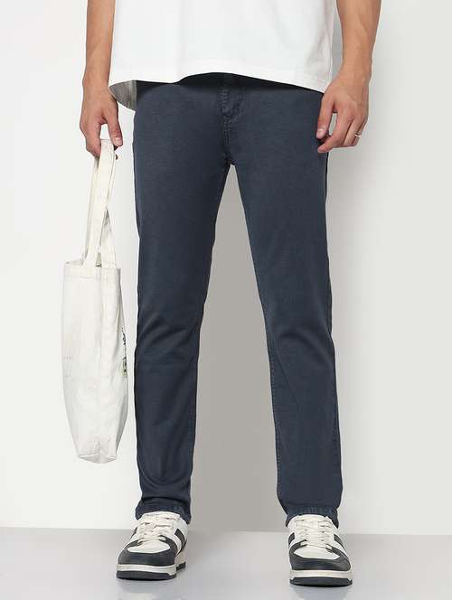 men solid mid rise straight fit jean - 21933449 -  Standard Image - 0