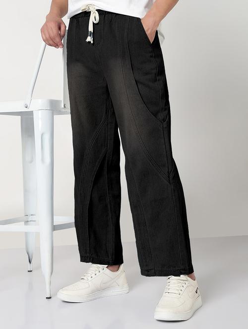 men washed mid rise full length jeans - 21933464 - Standard Image - 0