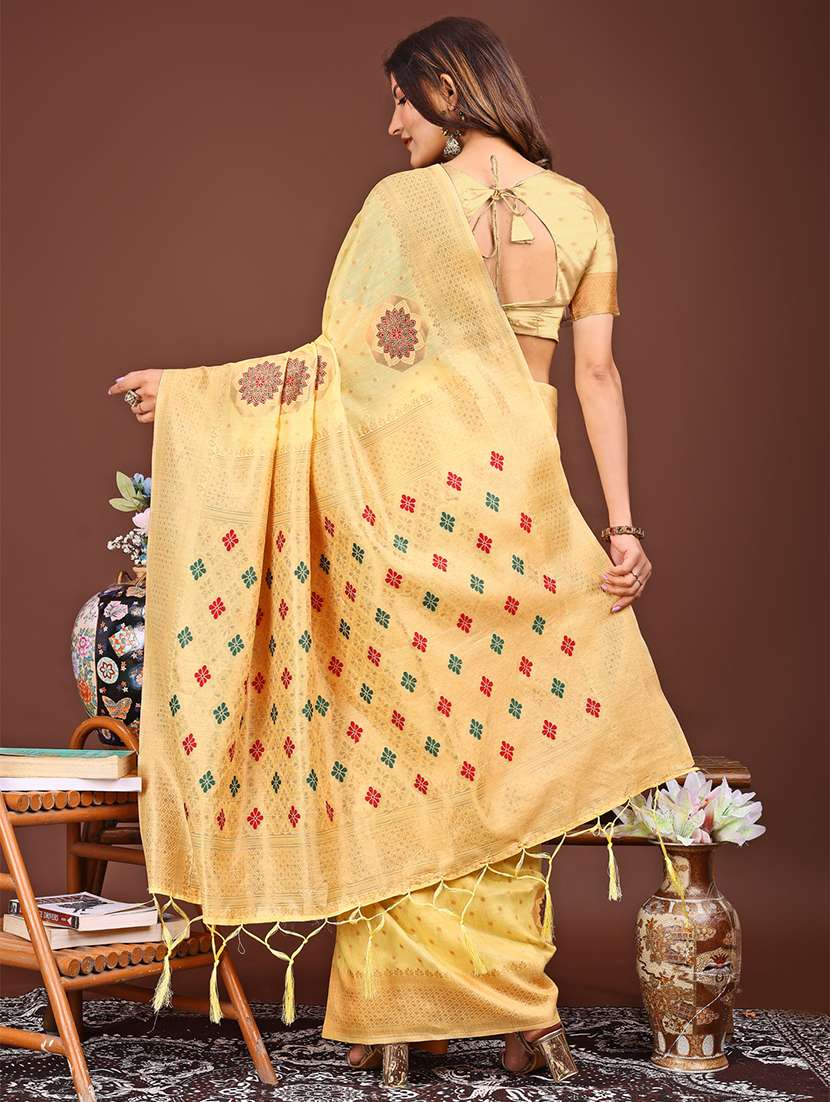 women self design bordered saree with blouse - 21933501 -  Standard Image - 2