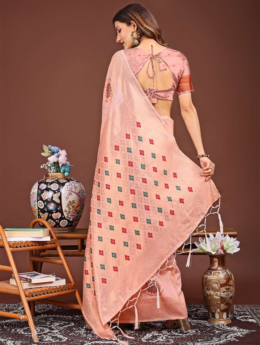 women self design bordered saree with blouse - 21933502 -  Standard Image - 2