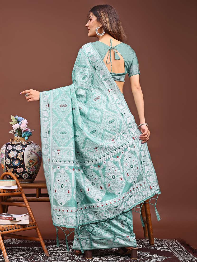 women self design banarasi saree with blouse - 21933520 -  Standard Image - 2