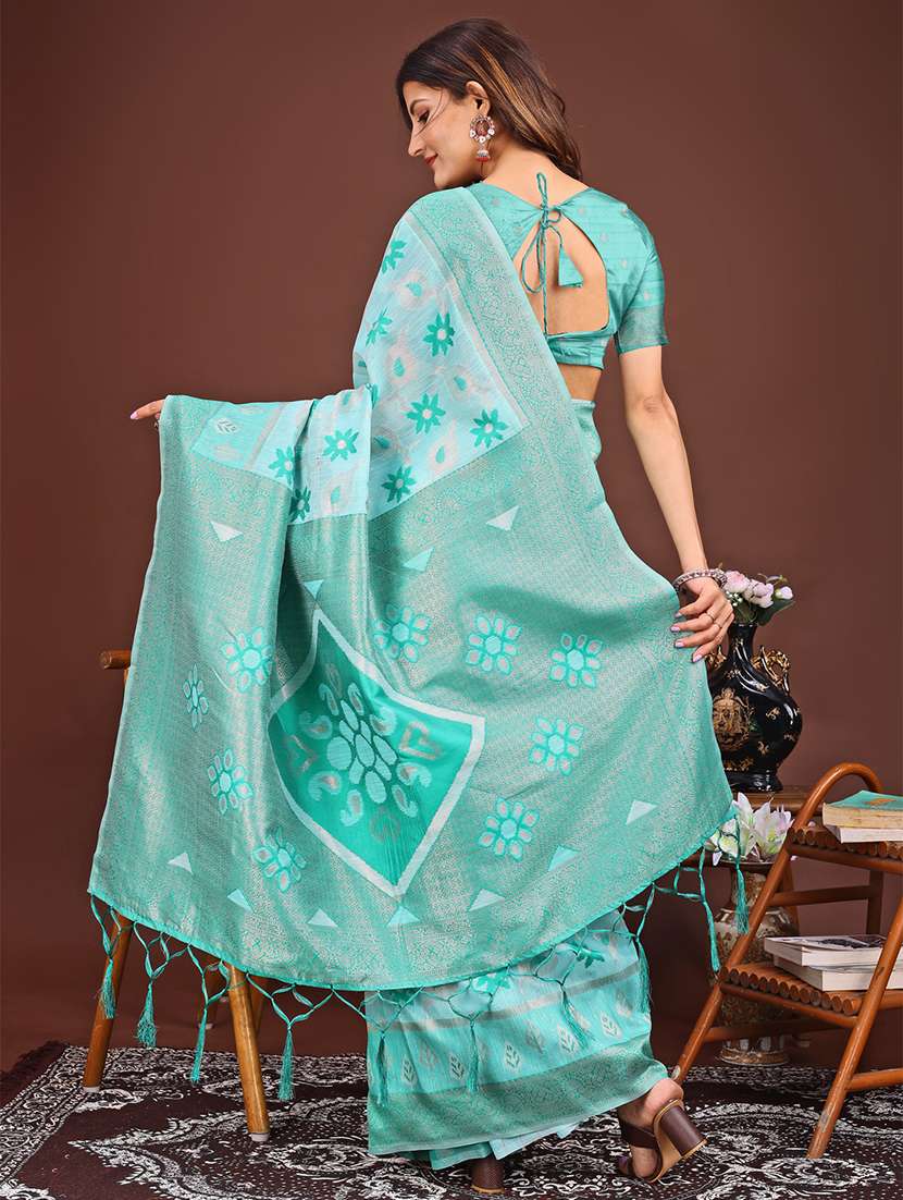 women self design bordered saree with blouse - 21933537 -  Standard Image - 2