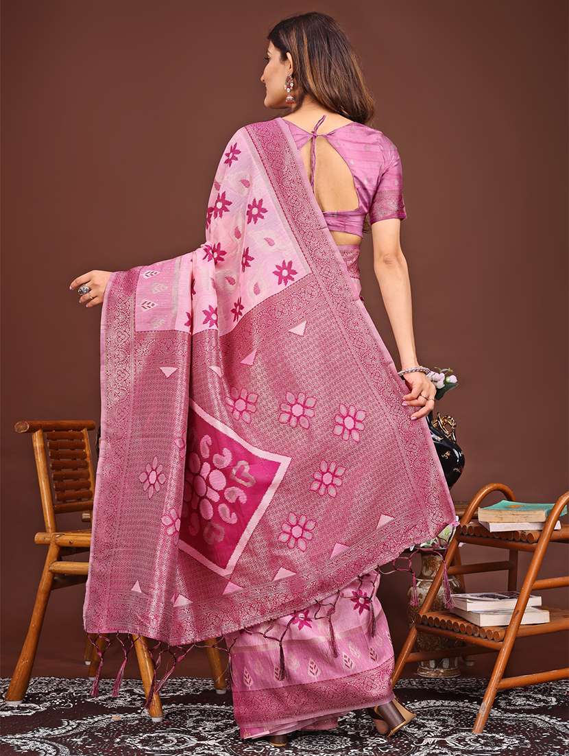 women self design bordered saree with blouse - 21933539 -  Standard Image - 2
