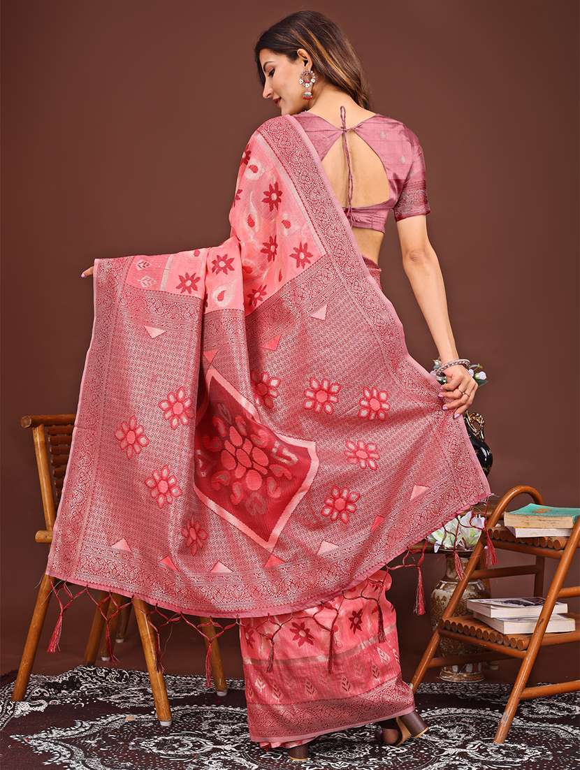 women self design bordered saree with blouse - 21933540 -  Standard Image - 2