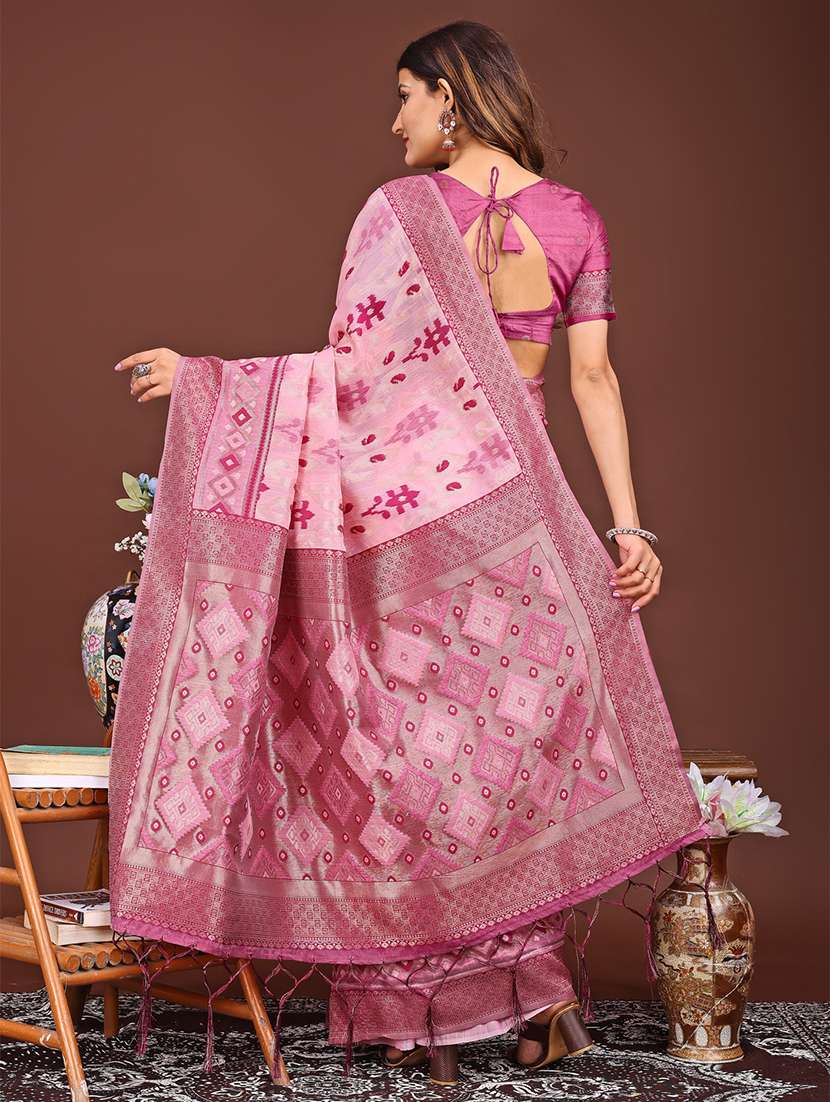 women self design bordered saree with blouse - 21933543 -  Standard Image - 2