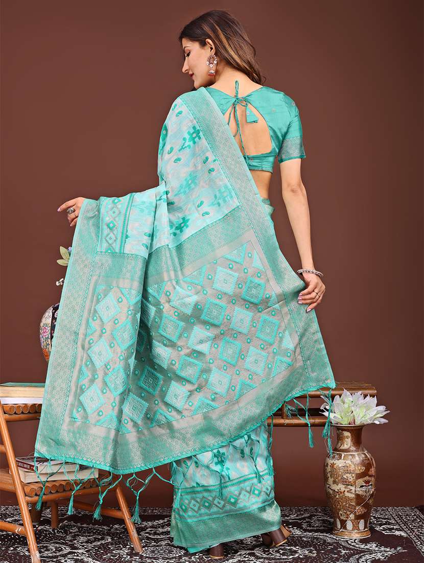 women self design bordered saree with blouse - 21933545 -  Standard Image - 2