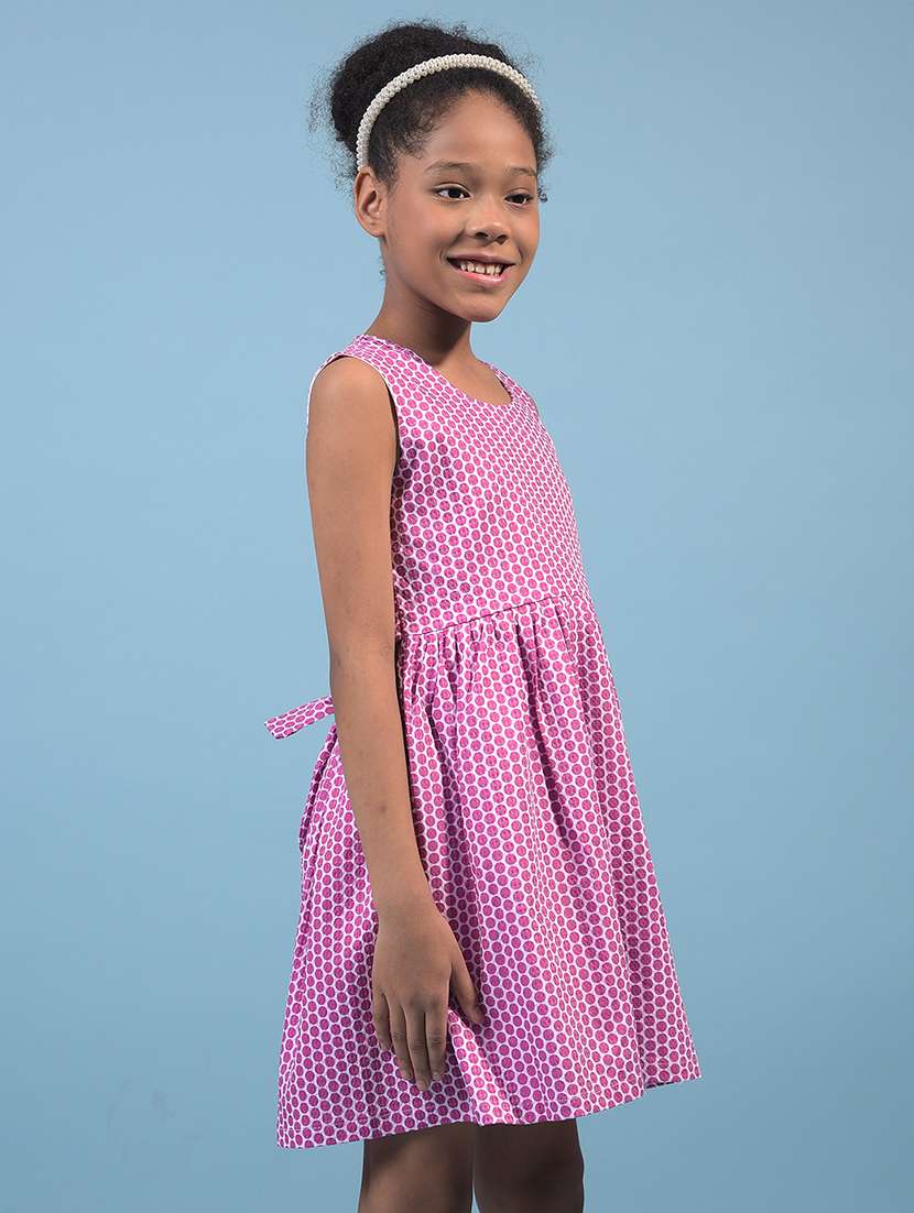 women polka doted sleeveless a-line dress - 21933568 -  Standard Image - 2