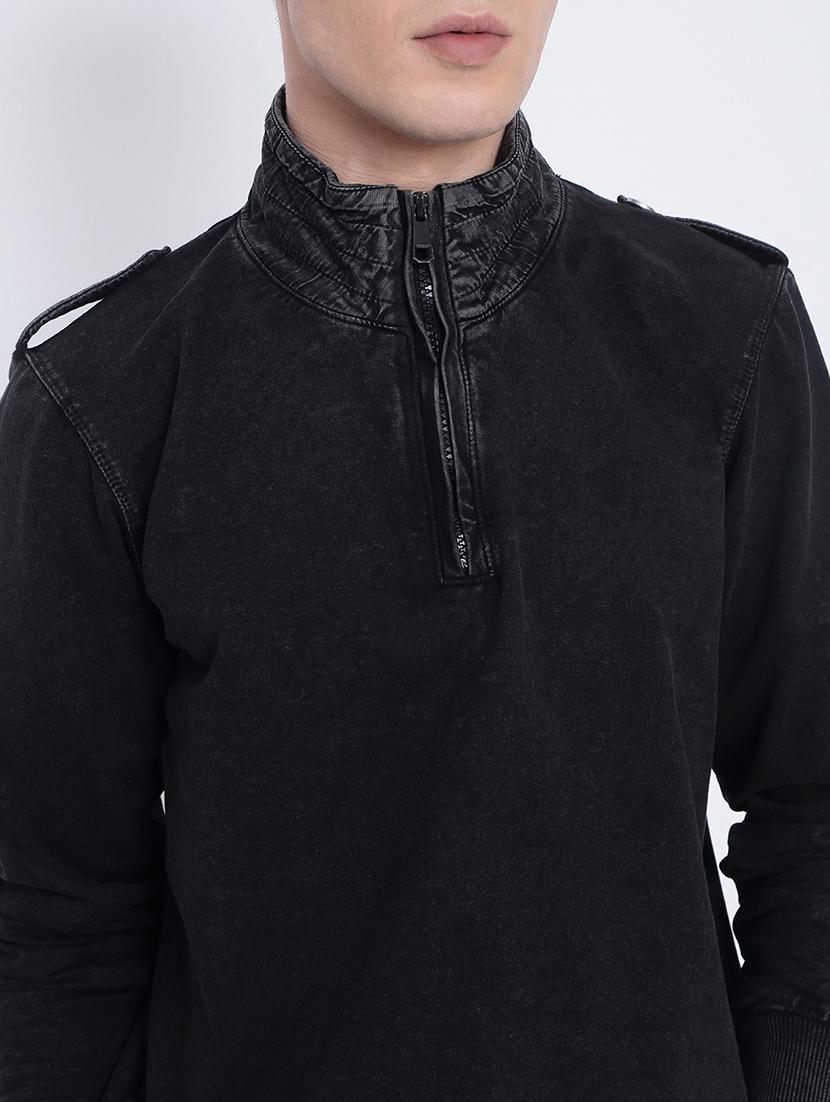 men solid long sleeve regular fit sweatshirt - 21933596 - Standard Image - 2