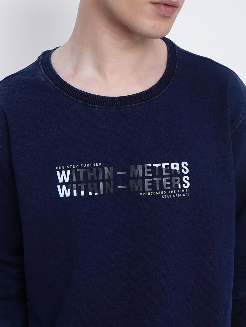 men typographic long sleeve regular fit sweatshirt - 21933603 - Standard Image - 2