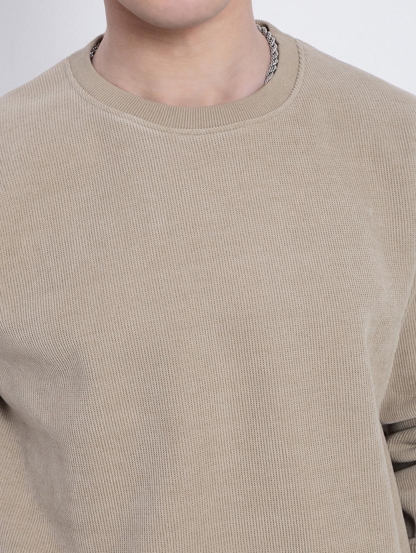 men solid long sleeve regular fit sweatshirt - 21933604 - Standard Image - 2