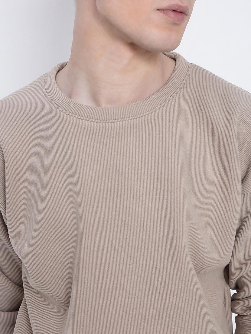 men solid long sleeve regular fit sweatshirt - 21933605 - Standard Image - 2