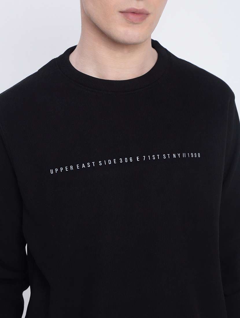 men typographic long sleeve regular fit sweatshirt - 21933607 -  Standard Image - 2