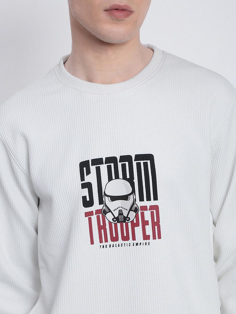 men printed long sleeve regular fit sweatshirt - 21933611 - Standard Image - 2