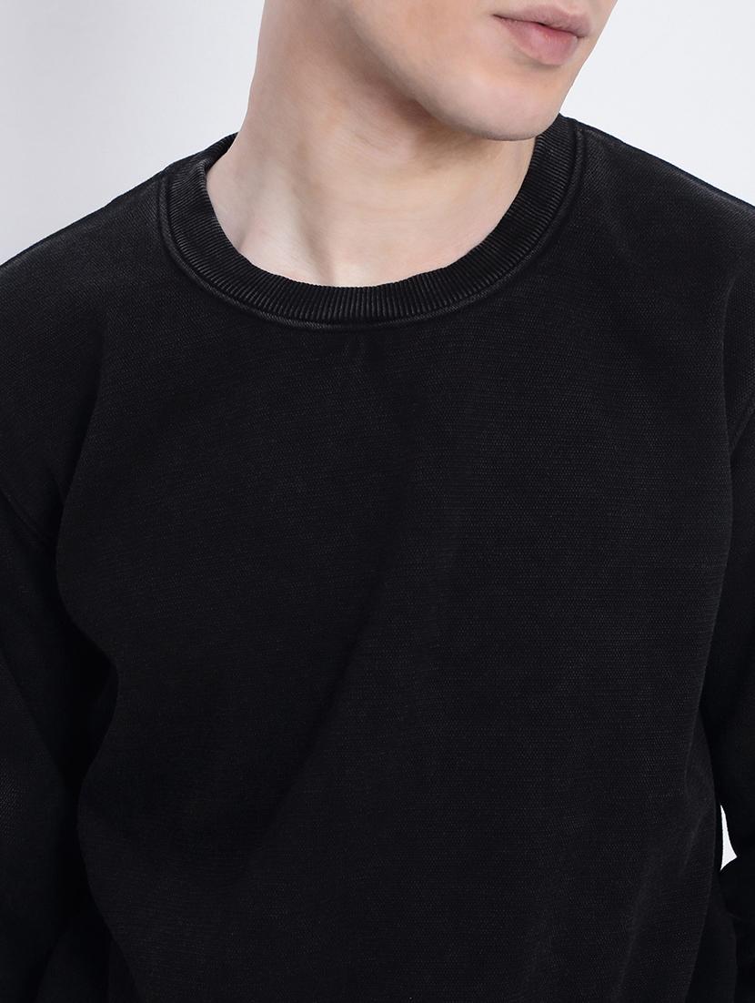 men solid long sleeve regular fit sweatshirt - 21933613 - Standard Image - 2