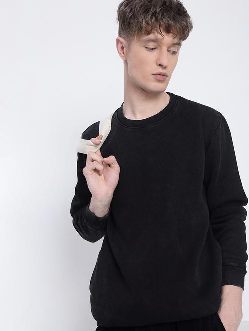 men solid long sleeve regular fit sweatshirt - 21933614 -  Standard Image - 0