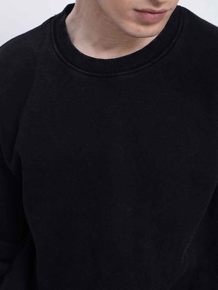 men solid long sleeve regular fit sweatshirt - 21933614 - Standard Image - 2