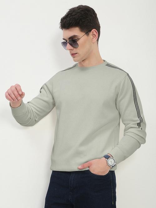 men solid long sleeve regular fit sweatshirt - 21933621 - Standard Image - 0