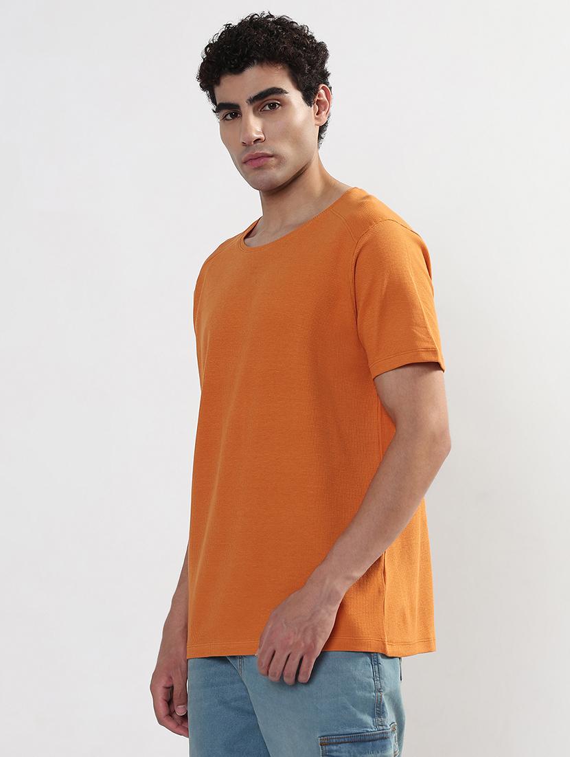 men solid short sleeves loose fit t-shirt - 21933624 - Standard Image - 2